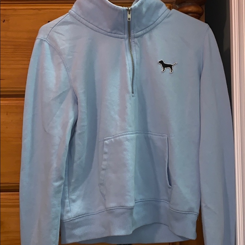 BABY BLUE PINK PULLOVER